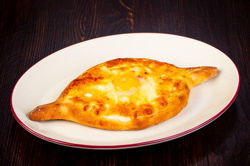 Adjarian Khachapuri with egg