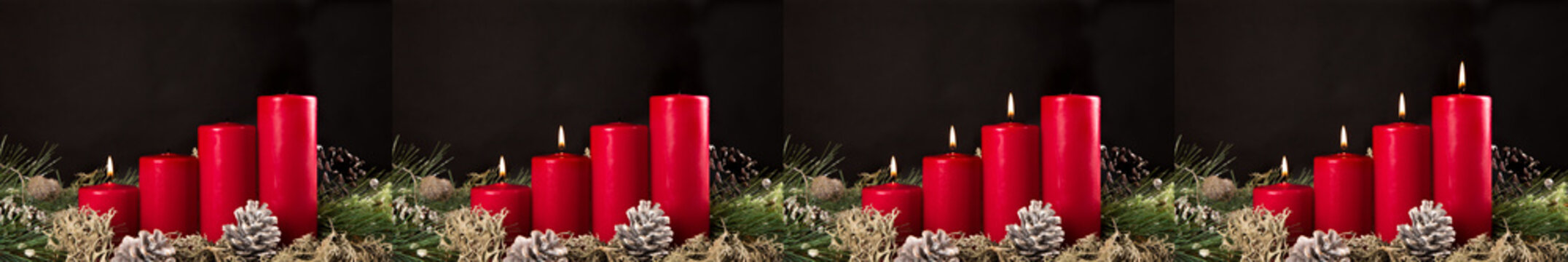 christmas advent candles 