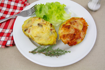 pommes de terre farcies