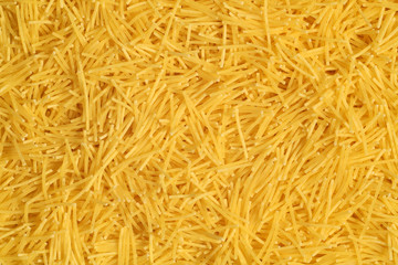 Dry pasta close-up.