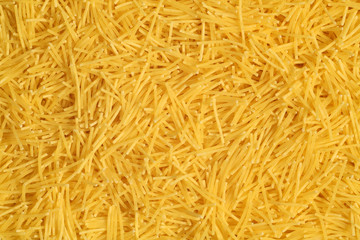 Dry pasta close-up.