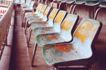 Old chair in the meeting room