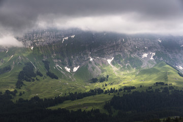 Obraz premium Kronberg Wolkentag 