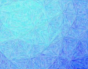 Good abstract illustration of blue Impasto Impressionist paint. Lovely background for your project.