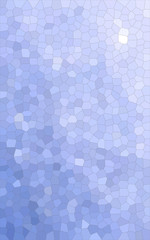 Cobalt blue colorful Small Hexagon  vertical background illustration.