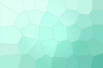 Obraz na płótnie Canvas Green and blue pastel Giant Hexagon background illustration.