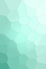 Green and blue Giant Hexagon  vertical background illustration.