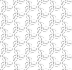 Seamless light ornament. Modern background. Geometric modern pattern