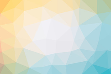 Nice abstract illustration of red, blue and yellow triangle poligon. Good background for your prints.