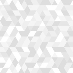 Geometric pattern with light triangles. Geometric modern ornament. Seamless abstract background