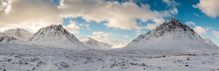 Glencoe Winter Panorama