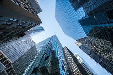 Foto op Plexiglas Hochhäuser und Büros in New York City, USA © eyetronic