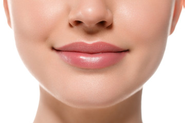 Woman lips mouth red pink lip 