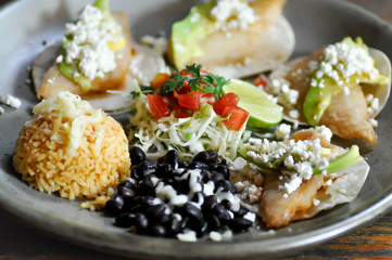 blackened fish tacos with avocado