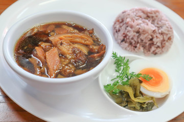 pork stewed in the gravy