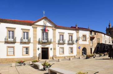 town hall of Miranda do Douro, Portugal.