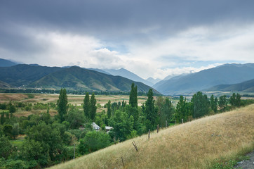 Kirghizia villages