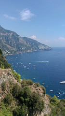 Fototapeta na wymiar Capri island in a beautiful summer day, Italy