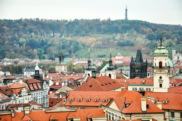 Golden autumn in Prague
