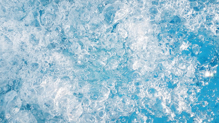 Bubbles on the water surface