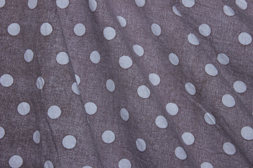 Fabric Texture Background. Polka Dot Textile Background. Abstract Background.

