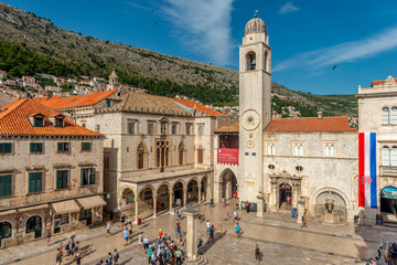 rynek w Dubrovniku - obrazy, fototapety, plakaty