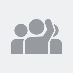 Stand out from others. Flat, clean, minimal and isolated vector illustration with minimal and modern design.