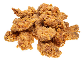 many roasted spicy chicken wings cut out