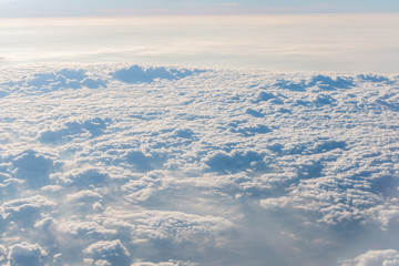 Blue sky and Cloud was taken on a plane