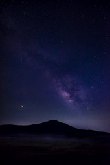 Fototapeta premium 草千里ヶ浜の星空