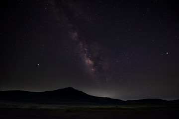 Fototapeta premium 草千里ヶ浜の星空