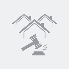 Real estate auction concept