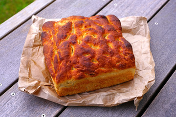 Fresh sourdough potato Maori bread (rewena), a New Zealand specialty