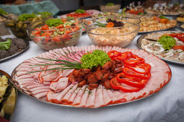 catering for corporate parties and weddings full of good food