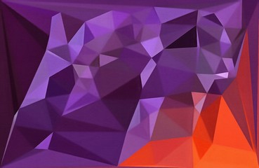 Multicolor polygonal abstract background. Triangular bright texture. Geometric modern painted on canvas. Stock. Graphic design pattern. Low poly wallpaper.