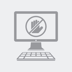 Forbidden access to computer