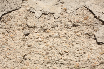 close up on a concrete wall