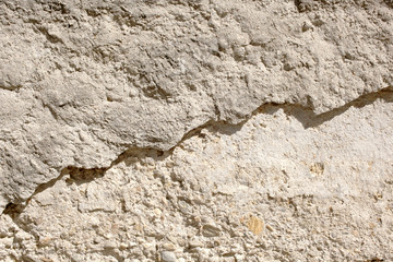 close up on a concrete wall