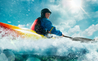 Whitewater kayaking, extreme kayaking