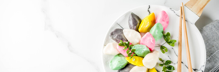 Korean rice cakes Songpyeon