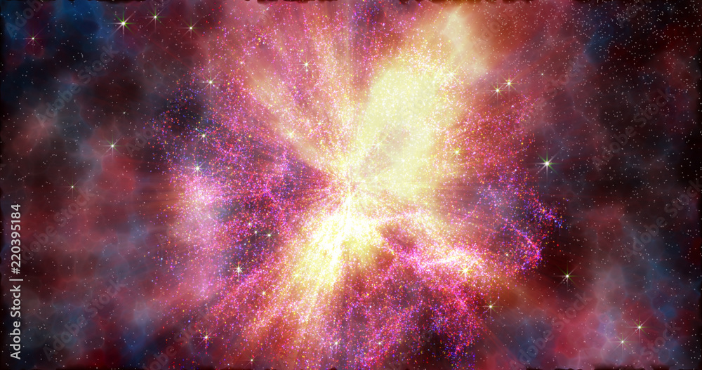 Canvas Prints abstract space galaxy stardust background