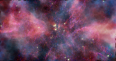 Abstract space galaxy stardust background