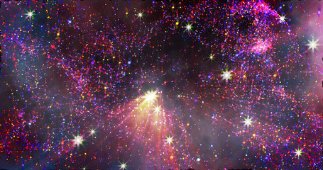 Abstract space galaxy stardust background