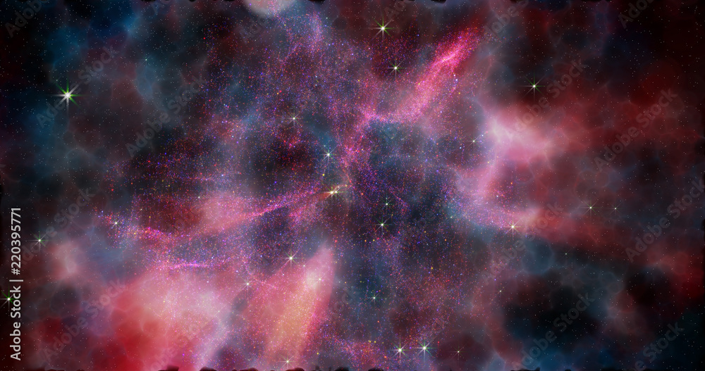 Canvas Prints abstract space galaxy stardust background