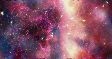 Abstract space galaxy stardust background