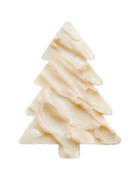 Stencil of Christmas decoration in the form of a Christmas tree