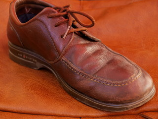 old shoe says too much