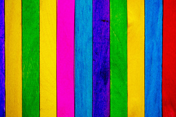 The colorful wooden sticks be put for making background in any art. 