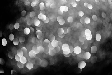abstract sparking background with blurred silver glowing decor