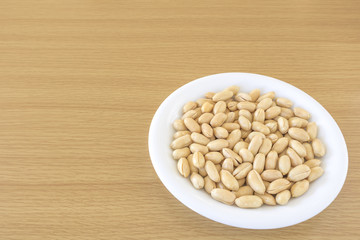 沢山のピーナッツ